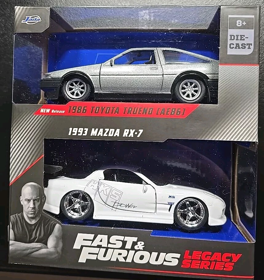 jada fast and furious 1/32 legacy series 1986 Toyota Trueno