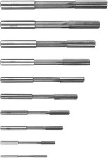 10 PCS Reamer Set 1/8-15/32 Inch, HSS H8 Chucking Reamer Set for Lathe Machine, 
