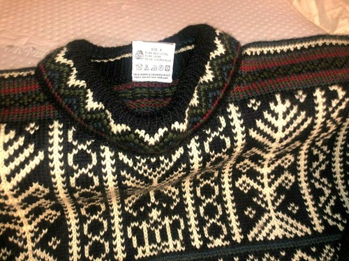 Vintage Dale of Norway 1997 Trondheim Nordic Wool Pullover Large Sweater - Picture 4 of 12