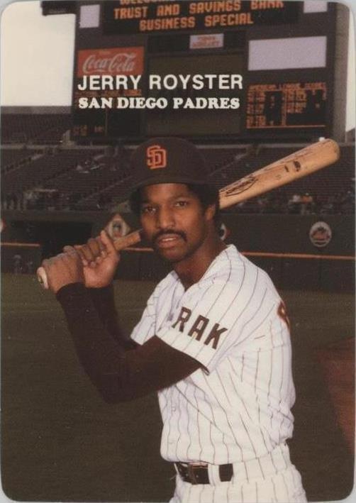1985 Mother's Cookies San Diego Padres - Jerry Royster #18 - 1 of 1