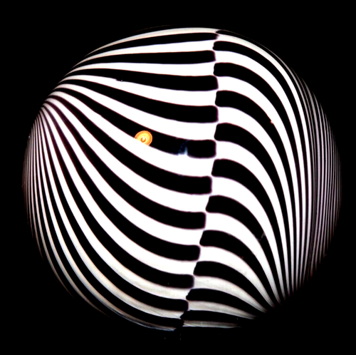 MARK MATTHEWS GLASMARMOR/1.650"-2-GANG WELLE-SCHWARZ/WEISS-PRÄZISION GEOMETRISCH - Bild 8 von 24