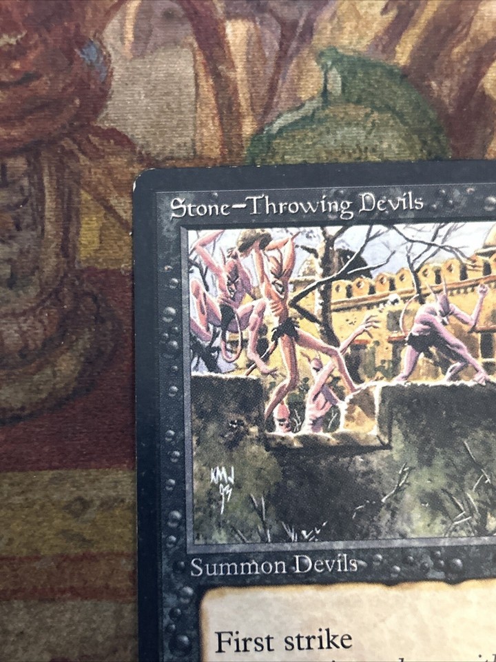 MTG Stone Throwing Devils Arabian Nights Magic The Gathering eBay