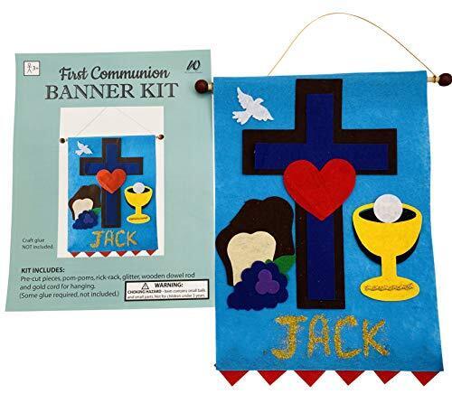 Westmon Works First Communion Banner Kit for Boys or Girls Catholic Craft Pac - Picture 2 of 3