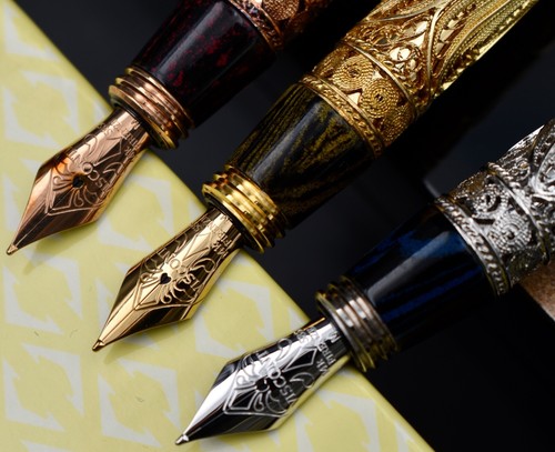 VISCONTI The Heritage Collection Set Three Magi Limited Edition 99 Fountain Pens - Picture 9 of 24