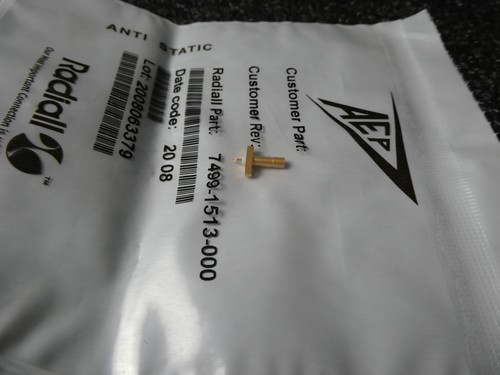 Radiall 7499-1513-000 SSMB / STRAIGHT JACK MALE GOLD 12.4Ghz - Picture 3 of 6