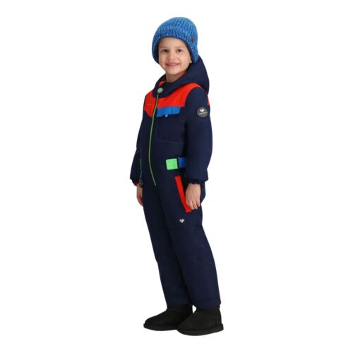 Obermeyer Quinn One-Piece Kid's Winter Jumpsuit, Midnight Navy, 3 - Picture 3 of 4