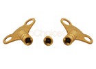 FLANGED SOLID BRASS RADIATOR BLEED AIR VENT VALVE SQUARE LOCK KEY KEYS PLUMBING