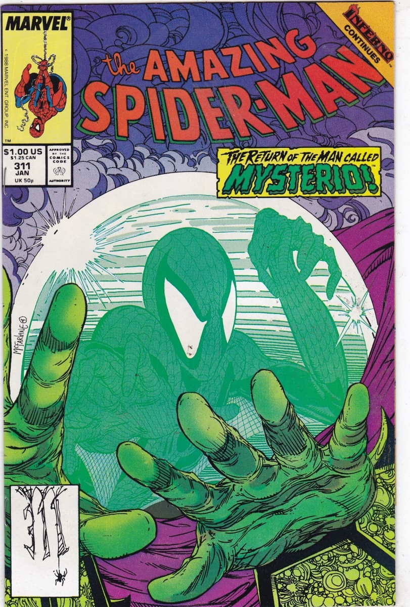 Amazing Spider-Man #311 (1988) MYSTERIO - Todd McFarlane Art Amazing Spider-Man #311 (1988) MYSTERIO - Todd McFarlane Art