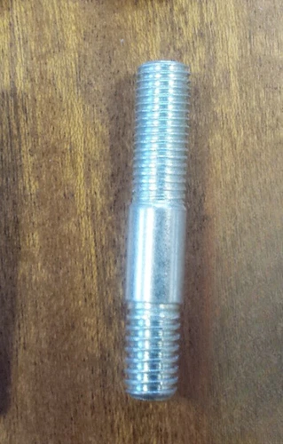 3/8 UNC UNF Krümmerbolzen VERZINKT Einlass Auslass 45mm lang 26-9-10mm - Bild 2 von 3
