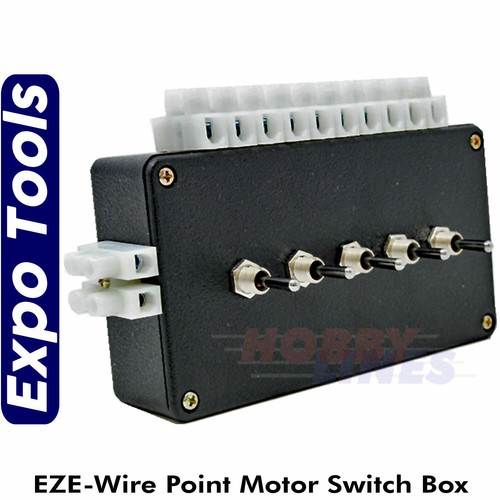 CAJA DE INTERRUPTOR DE MOTOR PUNTUAL EZE-Wire Modelo Ferrocarril Hornby Peco Seep Expo Herramientas 28069 - Imagen 4 de 6