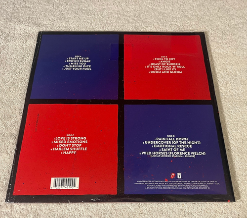 ROLLING STONES: "Honk": NEW 2 LP SET :GATEFOLD: BEST OF 1971 -2016: *ShrinkTear - Imagen 2 de 6