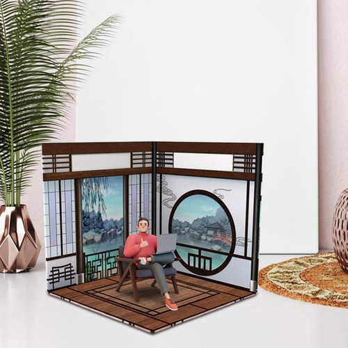 Diorama 1/12 Backdrop Showcase for Action Figures Vehicle Scene Mini Doll Toy - Picture 53 of 77