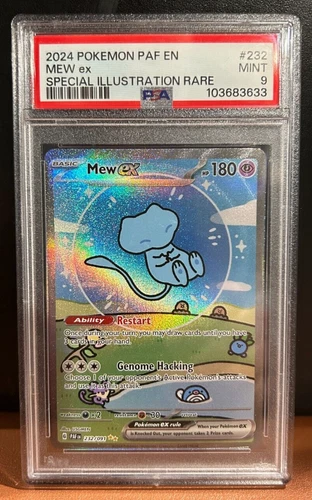 Pokemon Mew ex SIR 232/091 Sv: Paldean Fates Holo PSA 9 MINT 