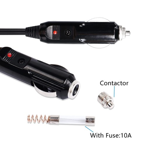 Car Cigarette Lighter DC 12V Power Charger to Dual 5.5mm x 2.1mm Female Y Cable - Picture 4 of 12