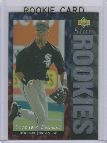 MICHAEL JORDAN ROOKIE CARD Electric Diamond $$ Baseball Basketball 1994 STAR RC!