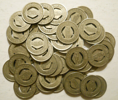 Transit Tokens Lot of 50 Different Transit Tokens