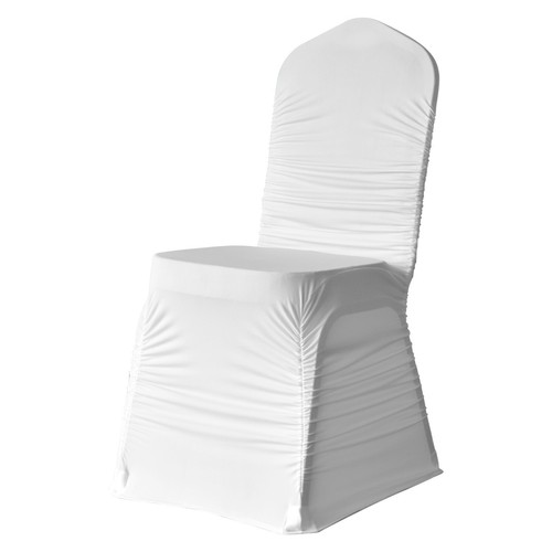 Fundas para sillas elásticas de spandex acanalado para boda fiesta fundas lavables - Imagen 10 de 13