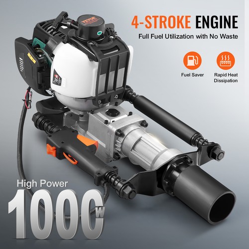 VEVOR Enfonce-pieux à Essence Pilon Poteaux de Clôture T 37,7 cc 4 Temps 2 Têtes - Zdjęcie 4 z 12