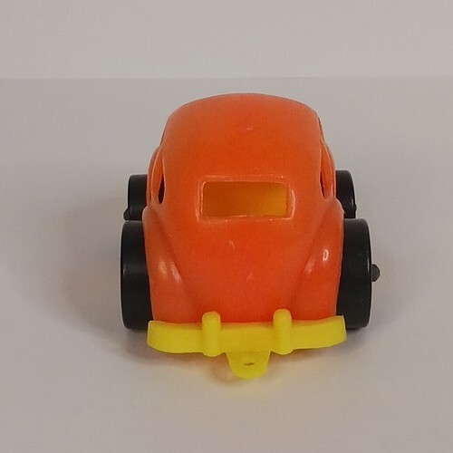 1973 Steven MFG Volkswagon Beetle VW Plastic Orange Antique Collectable - Picture 6 of 9