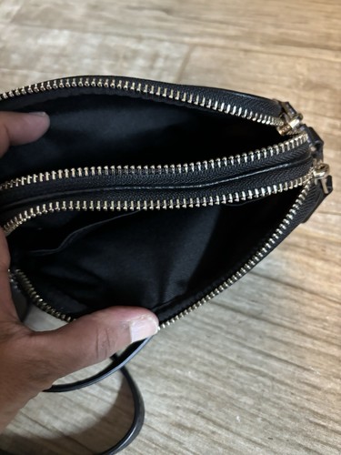 Coach Blue Leopard Print Crossbody bag Authentic Discontinued Mini Purse Animal - Picture 5 of 9