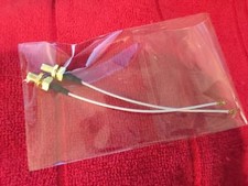 GOLD ANTENNA FOR ASUS MAXIMUS VI FORMULA ,EXTREME, MPCIE COMBO II  WHITE 4.5"