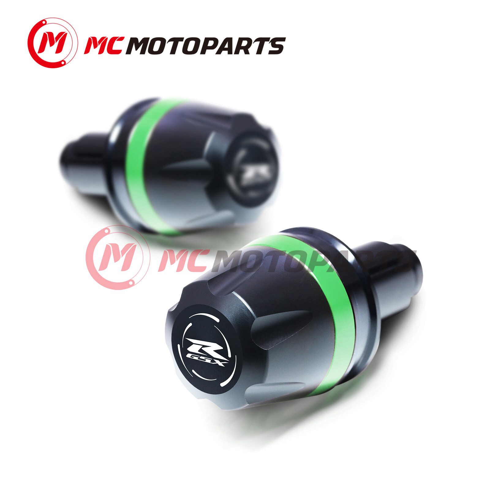 CNC V-RANGER Bar Ends Laser Sliders For Suzuki GSXR750 15-19 19 18 17 16 15 image