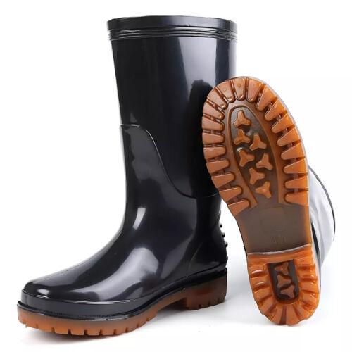 Worker Gummi Wellies Regen Wasserdicht Garten Wellington Stiefel Schuhe - Bild 14 von 55
