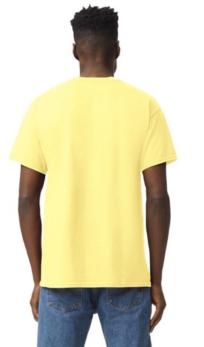 Yellow Gildan G5000 Heavy Cotton T-Shirt - Picture 2 of 3