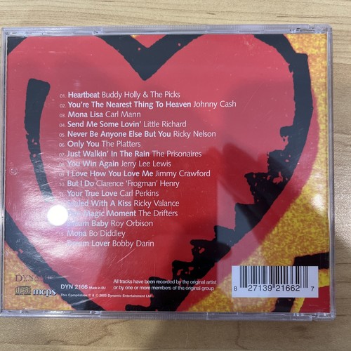 Heartbeat - Rock & Roll Love Songs - CD Ricky Nelson, Carl Perkins, Bobby Darin - Picture 2 of 3