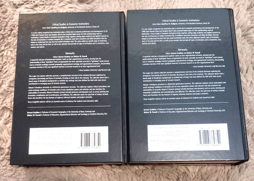 Networks (Critical Studies in Economic Institutions Series, 6 - Volume 1 & 2) - Picture 2 of 3
