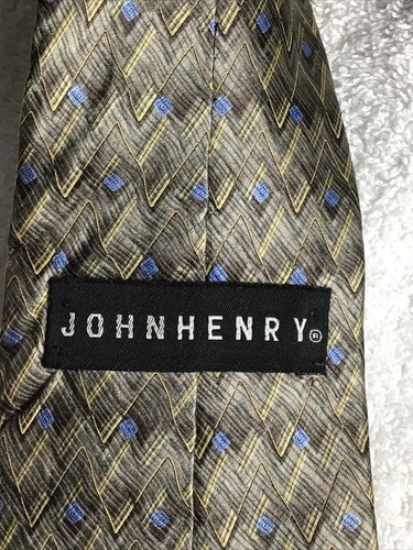 Men's John Henry Brand Multi-Color Mens Neck Tie, Buy 8-Free Shipping C-63 - Picture 3 of 3