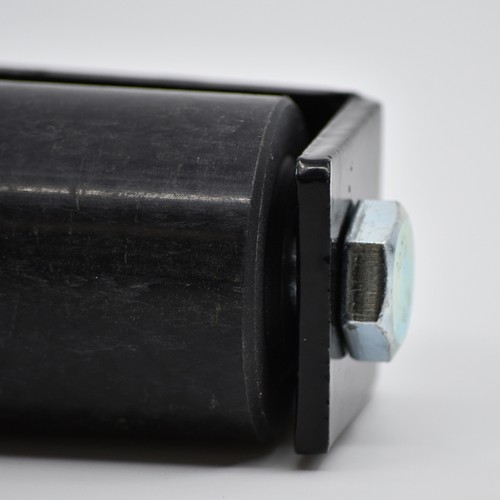 ALEKO Side Roller for Sliding Rolling Gate Black Guide With Bracket 6-inch - Picture 4 of 7