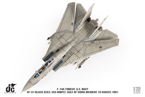 JC WINGS 1/72 JCW-72-F14-017 VF-41 Black Aces "Gulf of Sidra" "Calibre toolings" - Picture 12 of 22