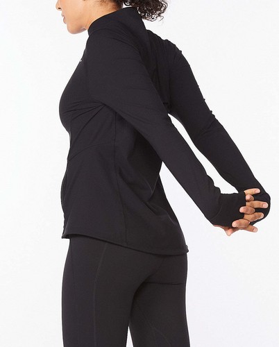 New 2XU Women’s Form Running Jacket Large Black WR6457a - Picture 3 of 7