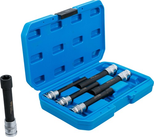 BGS TORX E-Profil 1/2" Nüsse Zylinderkopfschrauben Nuss lang E10-12-14-16-18-20 - Bild 1 von 7