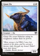 MTG Magic the Gathering Giant Ox (11/551) Kaldheim NM