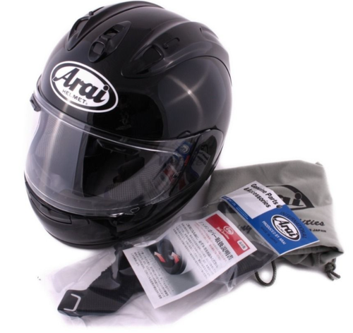 Arai RX-7X Glass Black Full Face Helmet Size : XS, S, M, L, XL New Japan - Foto 2 di 21