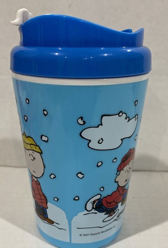 Peanuts - Charlie Brown, Snoopy 12 oz. Vaso de plástico con tapa Zak! Diseños - Imagen 3 de 13