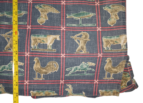 REYN SPOONER 1/4 Button Shirt Animal Print Mens XL Pig Deer Rooser Fish Hawaiian - Picture 14 of 14