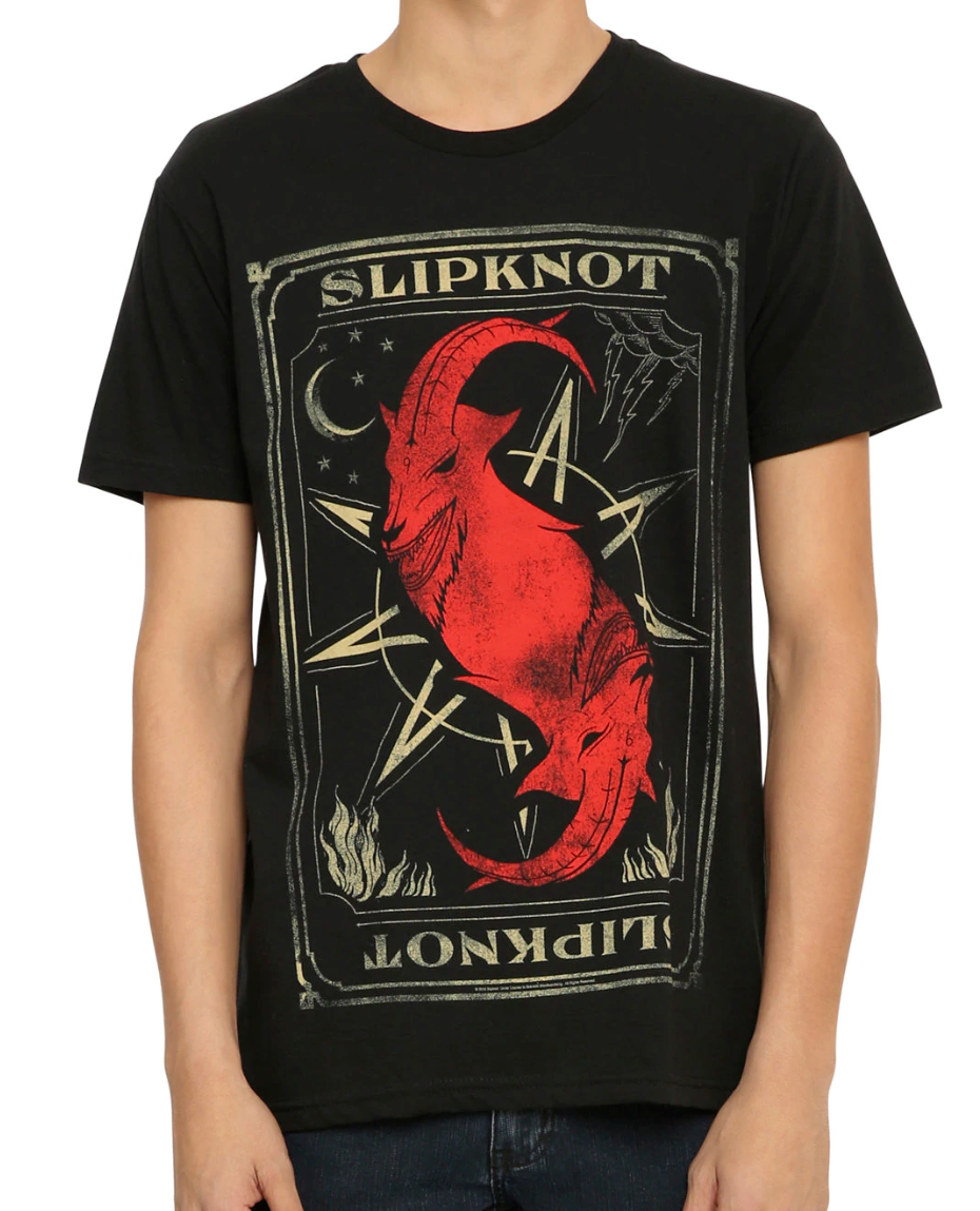 Slipknot Tarot Card Goat T-Shirt Slipknot Tarot Card Goat T-Shirt