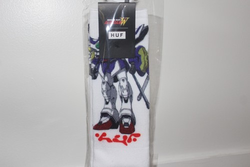 Huf x Gundam White Crew Socks