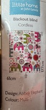 John Lewis Little Home Abbey Elephant Blinds 177cm x 61cm