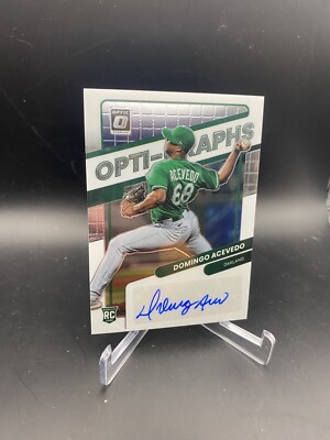 2022 Donruss Optic Domingo Acevedo Opti-Graphs Rookie Auto RC #OG-DA Athletics