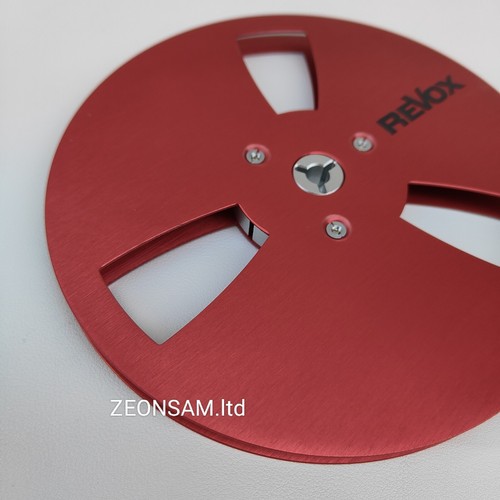 1 PCS Revox 7'' Tape Reel Red Aluminum Reel to Reel Empty Take up Reel(Red) - Picture 5 of 7