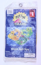 VTG NOS 2001 Sun & Shade Pool Float Animal Split Ring 21" Kid Inflatable Swim