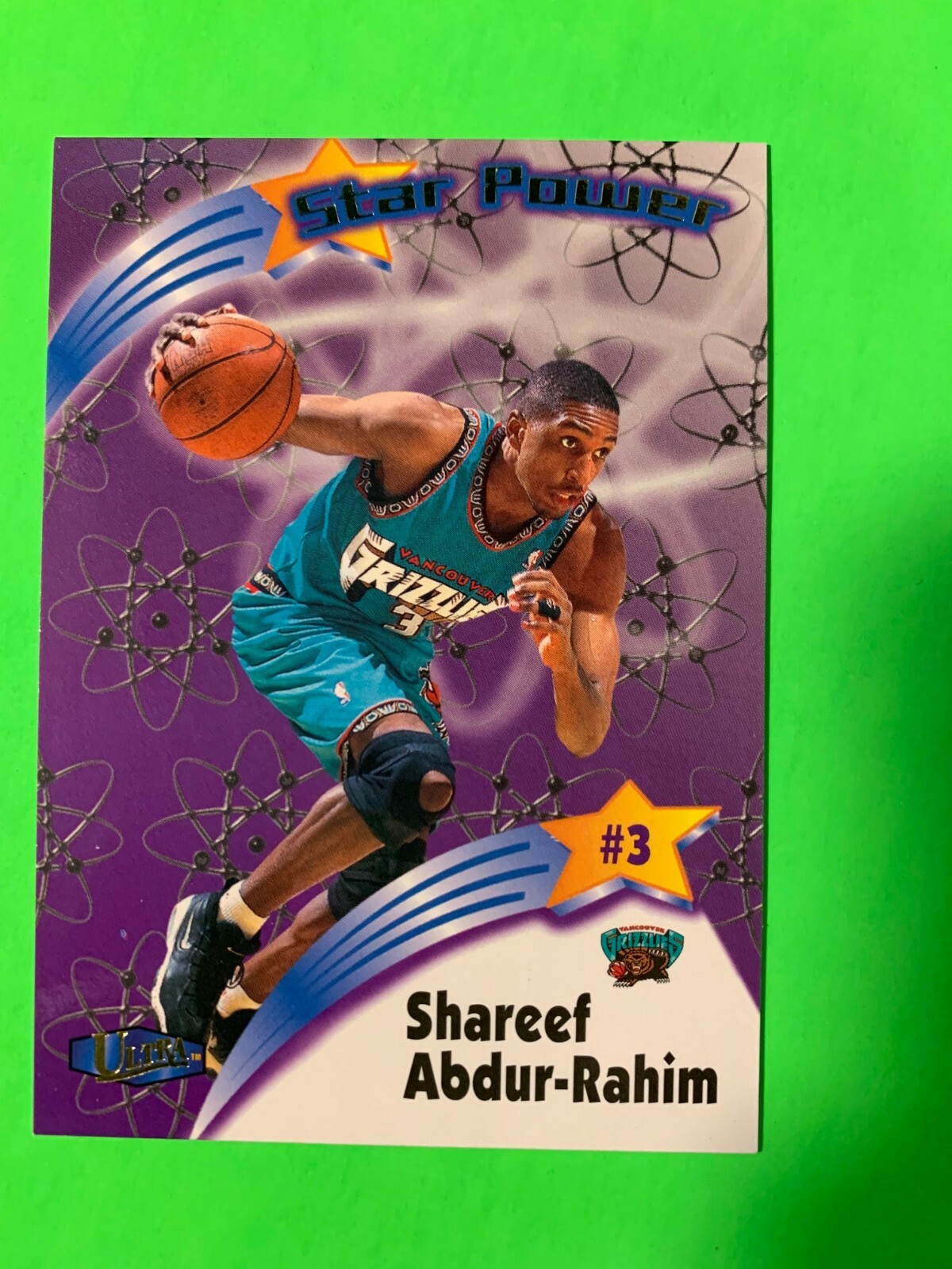 1997-98 FLEER ULTRA SHAREEF ABDUR-RAHIM STAR POWER ~ #SP9