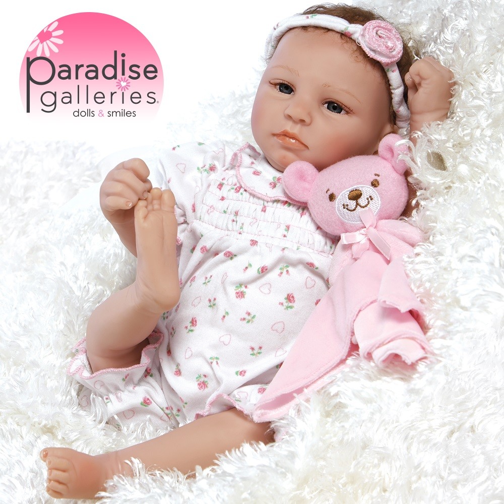 Galerías Paraíso Muñeca Reborn Bebé niñas paquete de alegría, de 18 pulgadas bebé recién nacido Galerías Paraíso Muñeca Reborn Bebé niñas paquete de alegría, de 18 pulgadas bebé recién nacido