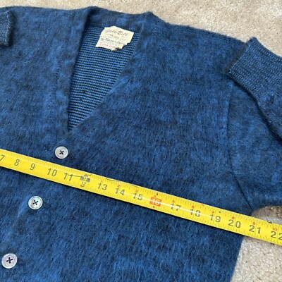 Vintage 1960s Mohair The Baggy Shag Lord Jeff Cardigan