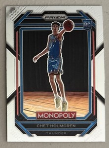 2022-23 Panini Prizm Monopoly. RC- #63 Chet Holmgren (Rookie)