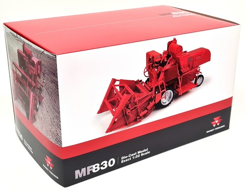 UH 1/32 Massey Ferguson 830 Combine 1960 Red Diecast Model Farm Tractor - Bild 2 von 10